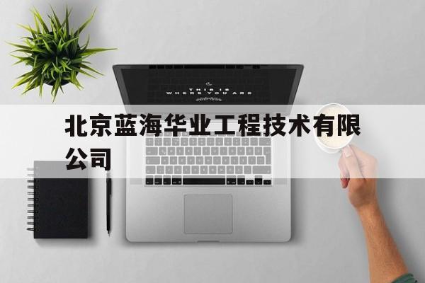 关于北京蓝海华业工程技术有限公司的信息